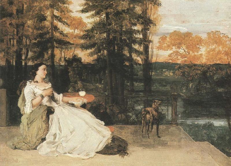 Gustave Courbet Lady France oil painting art